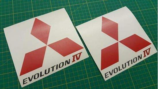 0002892_mitsubishi-evolution-4-spoiler-side-decals-stickers_550 - R&E Wraps and Graphics LTD - Mitsubishi Evolution 4 Spoiler Decals X2 - EVO, EVOLUTION, Evolution IV, mitsubishi, Mitsubishi Evolution VI