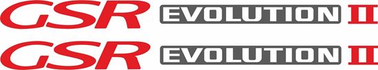 Mitsubishi Lancer GSR evolution 2 side Decals