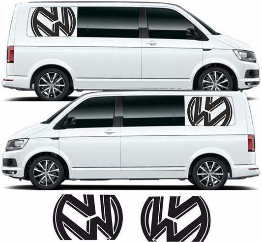 0014615_vw-t5-t6-side-panel-decals-stickers_550 - R&E Wraps and Graphics LTD - Volkswagen T5 Side Panel Decals x2 - side panel, Volkswagen, volkswagen t5, volkswagen transporter, vw
