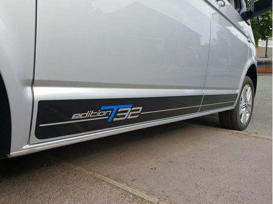 0019617_vw-t6-edition-t32-panel-fit-side-stripes-stickers_550 - R&E Wraps and Graphics LTD - Volkswagen T5 T6 Side Stripes Edition T32 - Side Stripes, t5, volkswagen t5