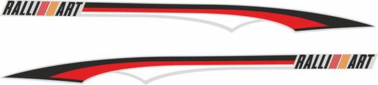 Mitsubishi Lancer Evolution 10 Ralliart Side Stripes