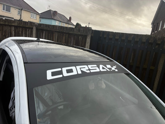 0623FDD9-5436-499D-BA4E-796A30DC3212 - R&E Wraps and Graphics LTD - Vauxhall Corsa Sunstrip - Corsa, Vauxhall