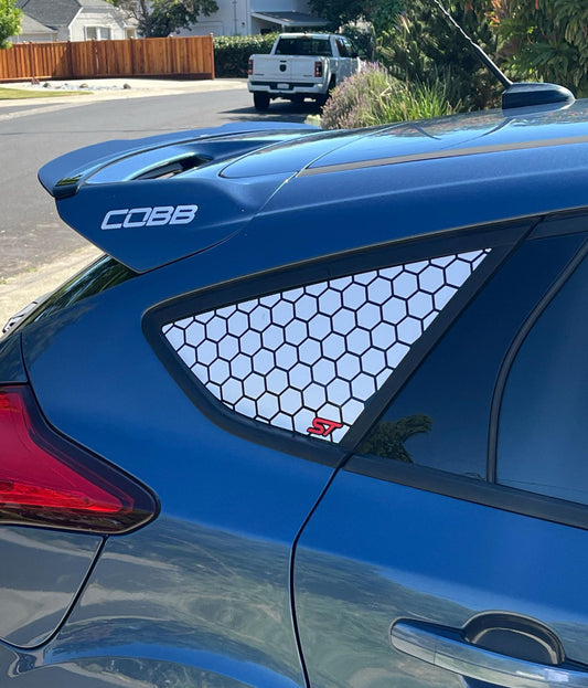 Honey Comb Focus ST MK3 Side Window Stickers