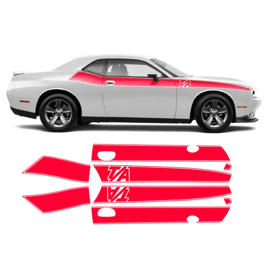08F09503-28D2-4EC6-A097-53C45A17AE63 - R&E Wraps and Graphics LTD - Dodge Charger 2011 - 2020 T/A Side Stripes - Charger, dodge, side stripes