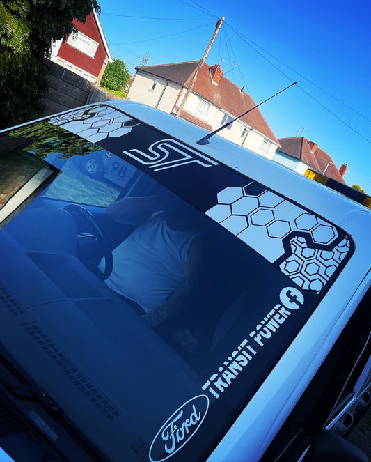 0B6D5BB8-9EF4-4698-A81F-4AD7374C148B - R&E Wraps and Graphics LTD - Honey Comb ST Sunstrip - honeycomb, Honeycomb sunstrip, st honey comb, st sunstrip, sunstrips