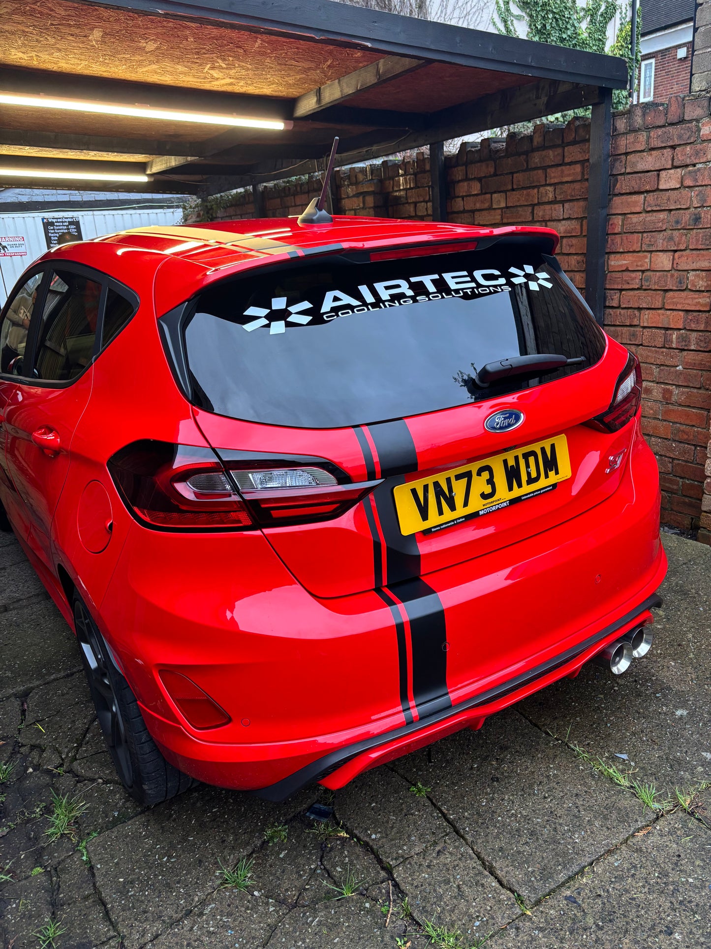 Ford ST Cut Out Racing Stripes