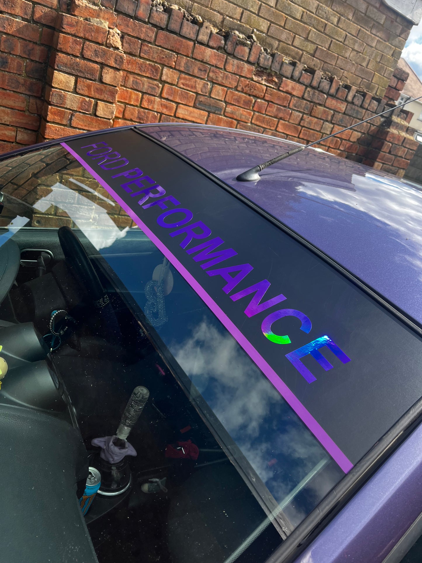 Ford performance Sunstrip With Pinstripe