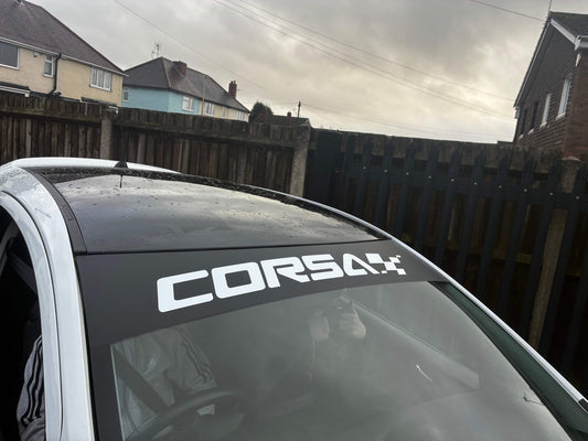 10C8A19F-BBF5-4ABB-B21B-21A7A7AE068C - R&E Wraps and Graphics LTD - Vauxhall Corsa Sunstrip - Corsa, Vauxhall