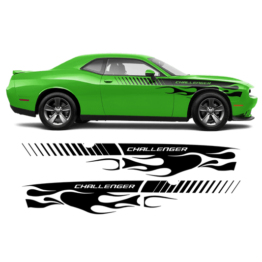 143424D4-1116-4B42-A487-CF8A0178C149 - R&E Wraps and Graphics LTD - Dodge Charger 2011 - 2020 Flame Side Stripes - Charger, dodge, side stripes