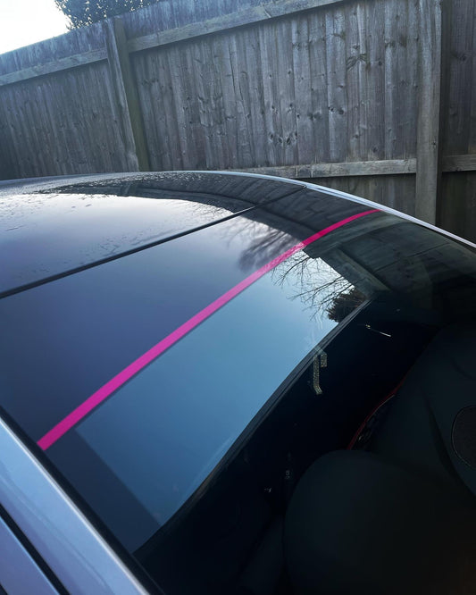 Plain Sunstrip With Pinstripe