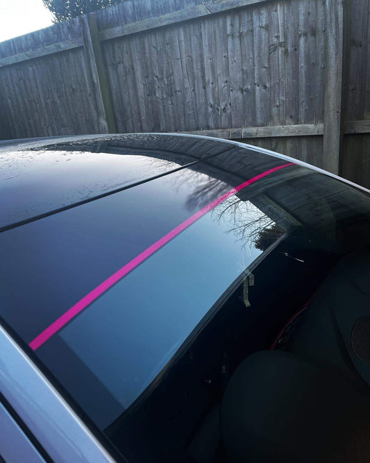 1830B5D2-EE58-4FE0-B995-C7A0F8F75E03 - R&E Wraps and Graphics LTD - Plain Sunstrip With Pinstripe - Pinstripe, Pinstripe sunstrip, plain sunstrip, sunstrip, Sunstrip with pinstripe, sunstrips