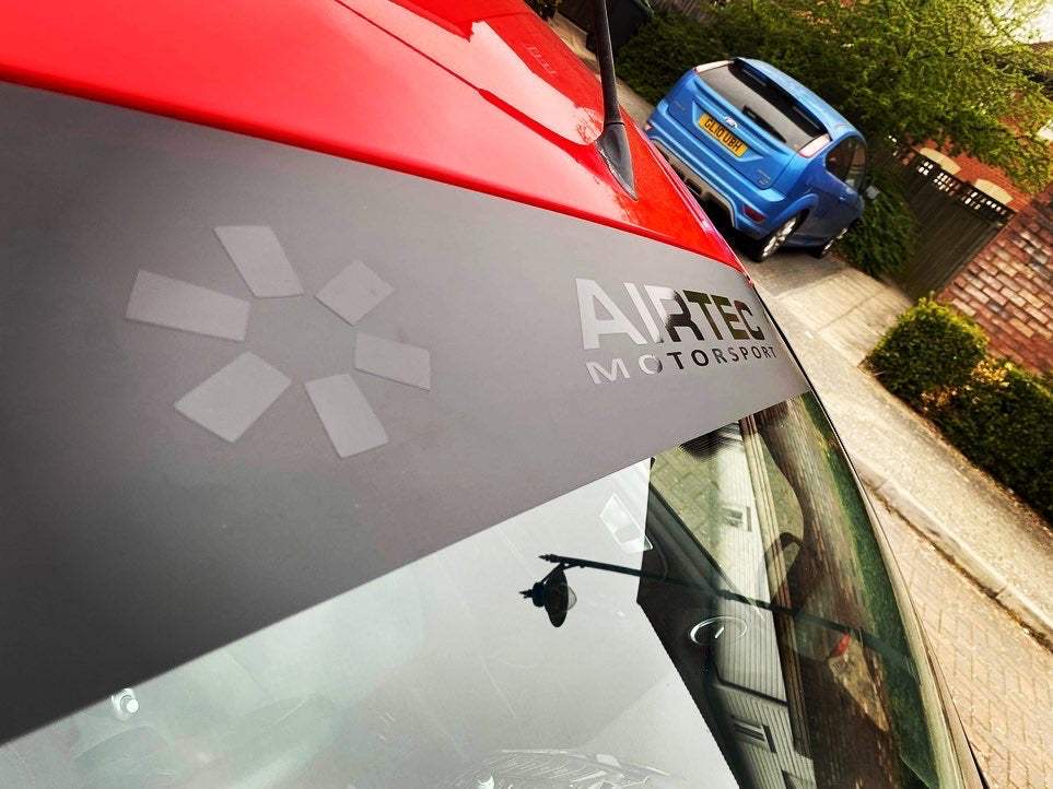 259EC2D2-47DE-4B6A-BE2C-178C48C804D7 - R&E Wraps and Graphics LTD - Ford Fiesta Airtec Side Stripes and Sunstrip - airtec, AIRTEC motorsport, ford fiesta