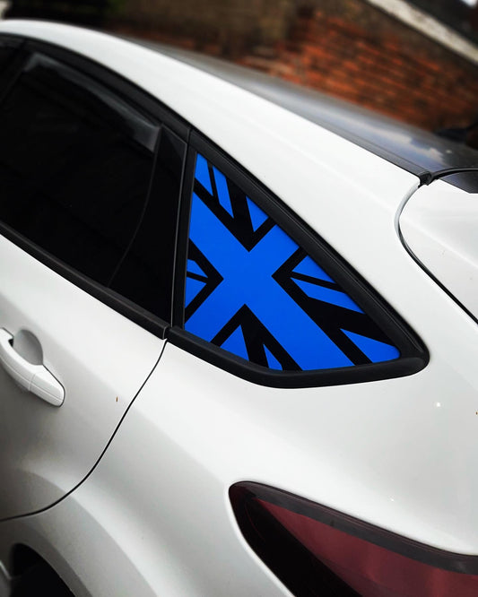 Ford Focus MK3 Union Jack Window Flag