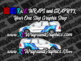 Ford Focus Estate Tiger Stripe Graphic Kit