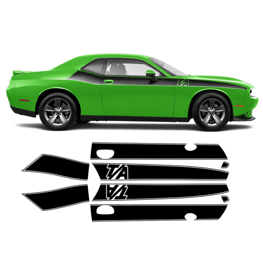 2ACF7FA6-EA99-4F7E-93C1-C0C21243E14A - R&E Wraps and Graphics LTD - Dodge Charger 2011 - 2020 T/A Side Stripes - Charger, dodge, side stripes