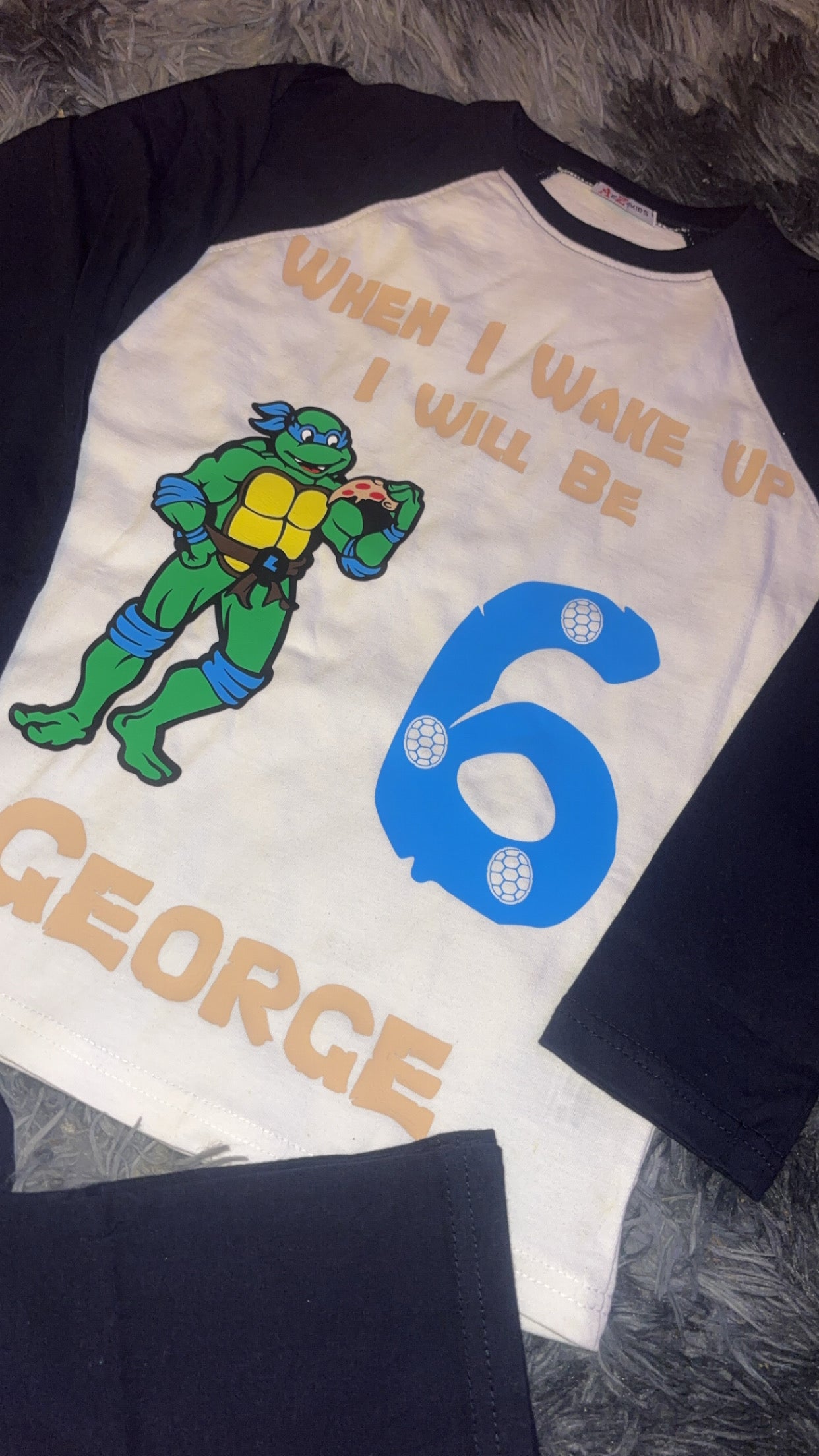 Teenage Mutant Ninja Turtles Birthday Pyjamas | When I Wake Up I’ll Be