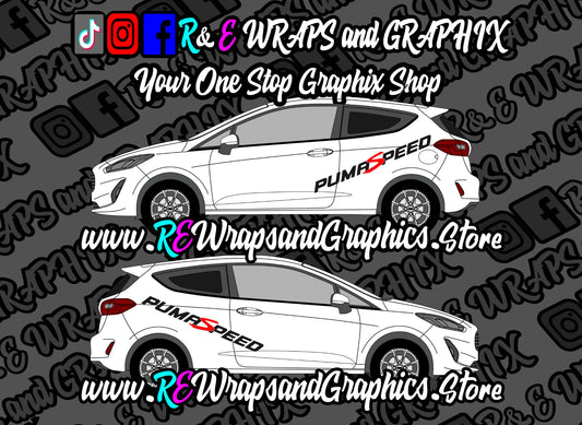 Ford Fiesta PumaSpeed Side Decals
