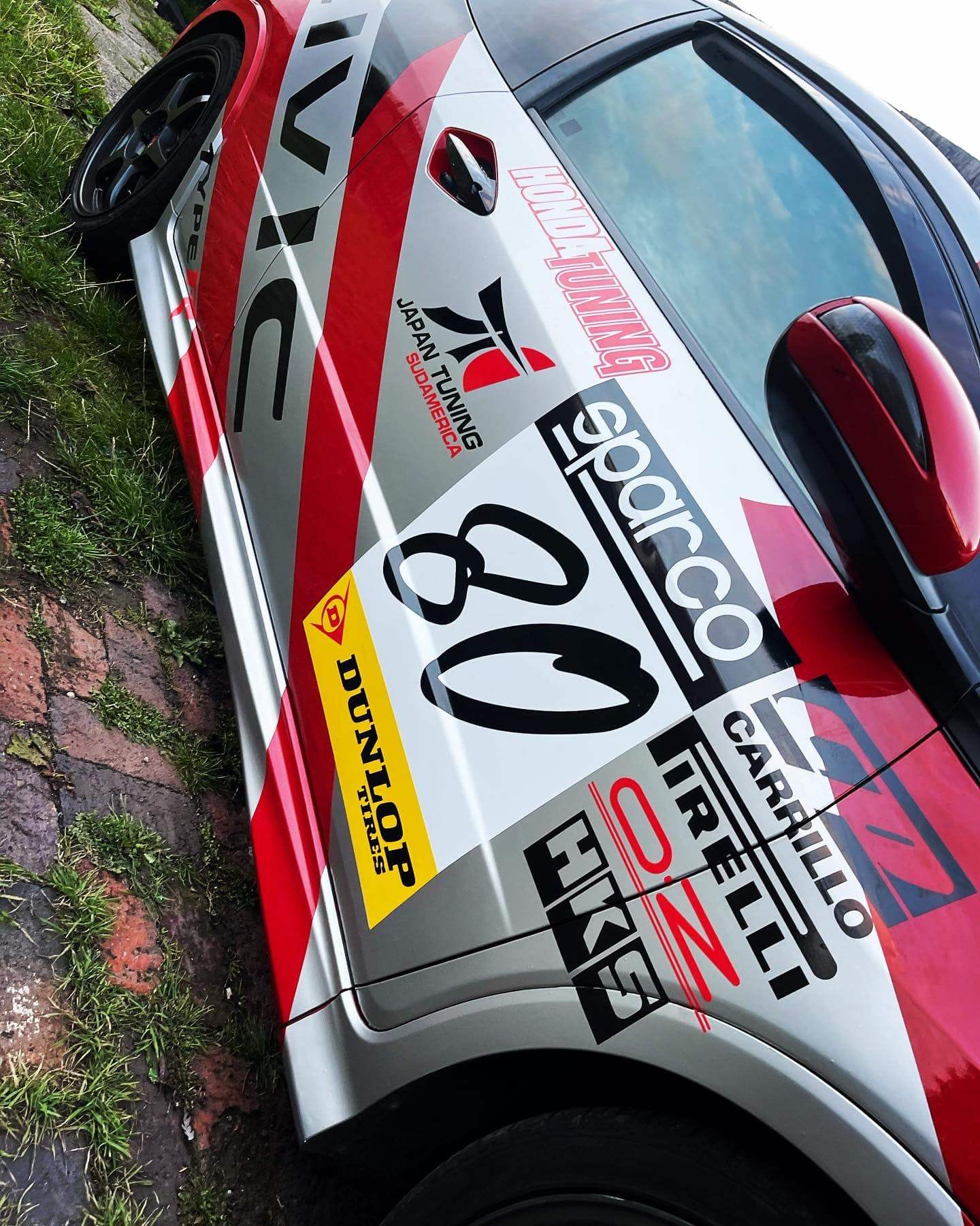 309926853_773350340645914_4920628112521900403_n - R&E Wraps and Graphics LTD - Honda Civic Type-R WRC Track Car Graphic Kit - area, civic, Civic graphic kits, corbeau, DUNLOP TYRES, graphic kits, HKS, honda, Honda Civic Type-R 2007-10 WRC Track Car Graphic Kit, Honda graphic kits, honda rally kit, Honda type r, Honda type r graphic kits, OZ RACING, PIRELLI, SPARCO, SPEEDLINE, type r, yellow speed racing