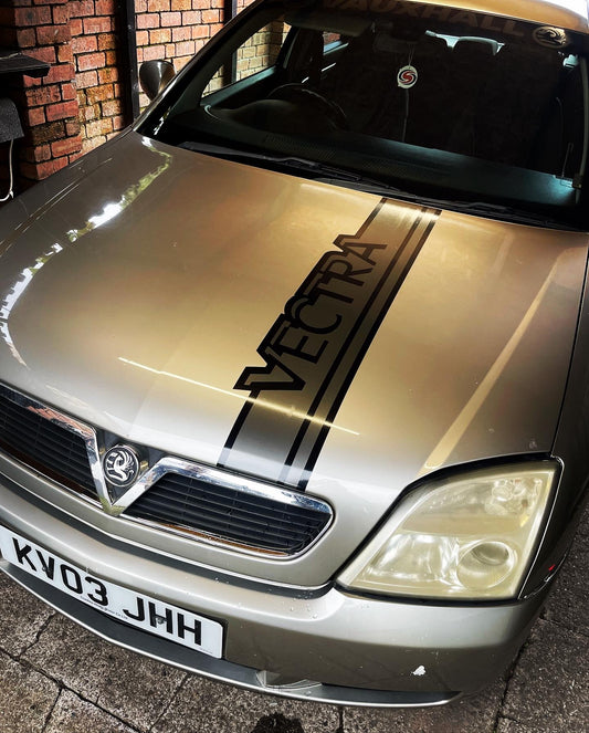 Vauxhall Vectra Bonnet Stripe