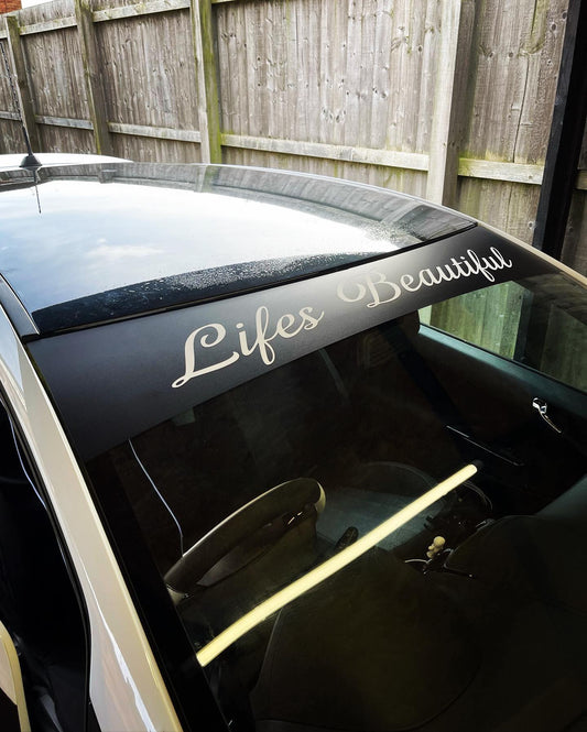339660753_729232975563236_856472342954741469_n - R&E Wraps and Graphics LTD - Life's Beautiful Sunstrip - custom sunstrips, Life's Beautiful, lifes beautiful sunstrip, sunstrip, sunstrips