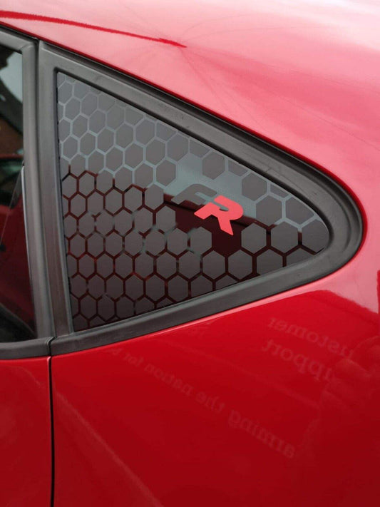 343269995_562527136050489_4791346380446179107_n - R&E Wraps and Graphics LTD - SEAT Leon MK2 (2005-2012) FR Honeycomb Side Window Stickers - CUPRA, honey comb, SEAT, Seat Cupra, side window decals