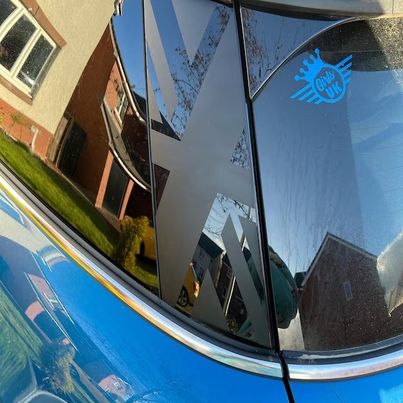 Mini F56 Cooper S Rear Quarter Panel Union Jack Graphics