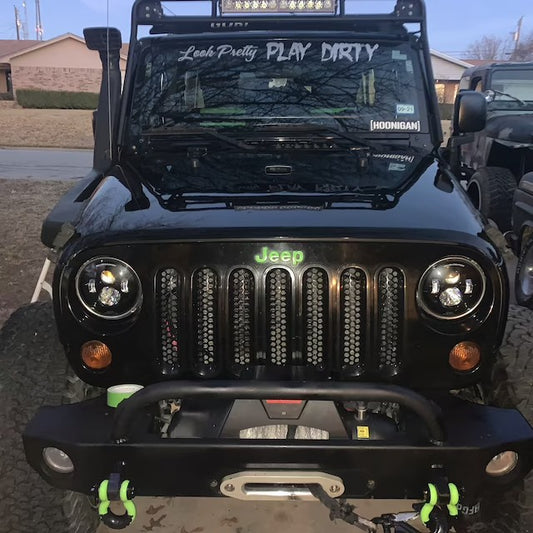 Look Pretty Play Dirty Window Sticker