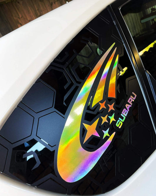 346469771_6865281756833214_7607340880042362916_n - R&E Wraps and Graphics LTD - Subaru Impreza Honeycomb Side Window Stickers - honey comb, side window decals, stickers, Subaru, Subaru STI