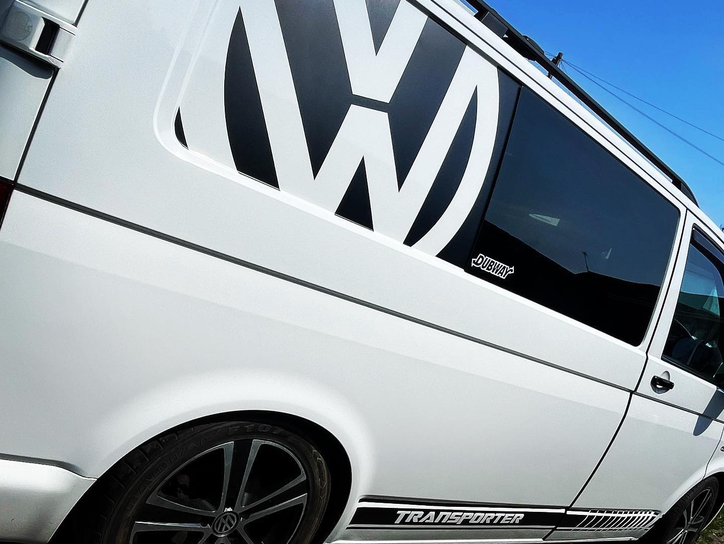 Volkswagen T5 T6 SWB Side Panel Decals x2