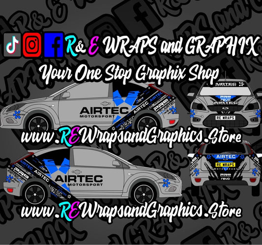 Ford Focus mk2 ST/RS Airtec Graphic Kit