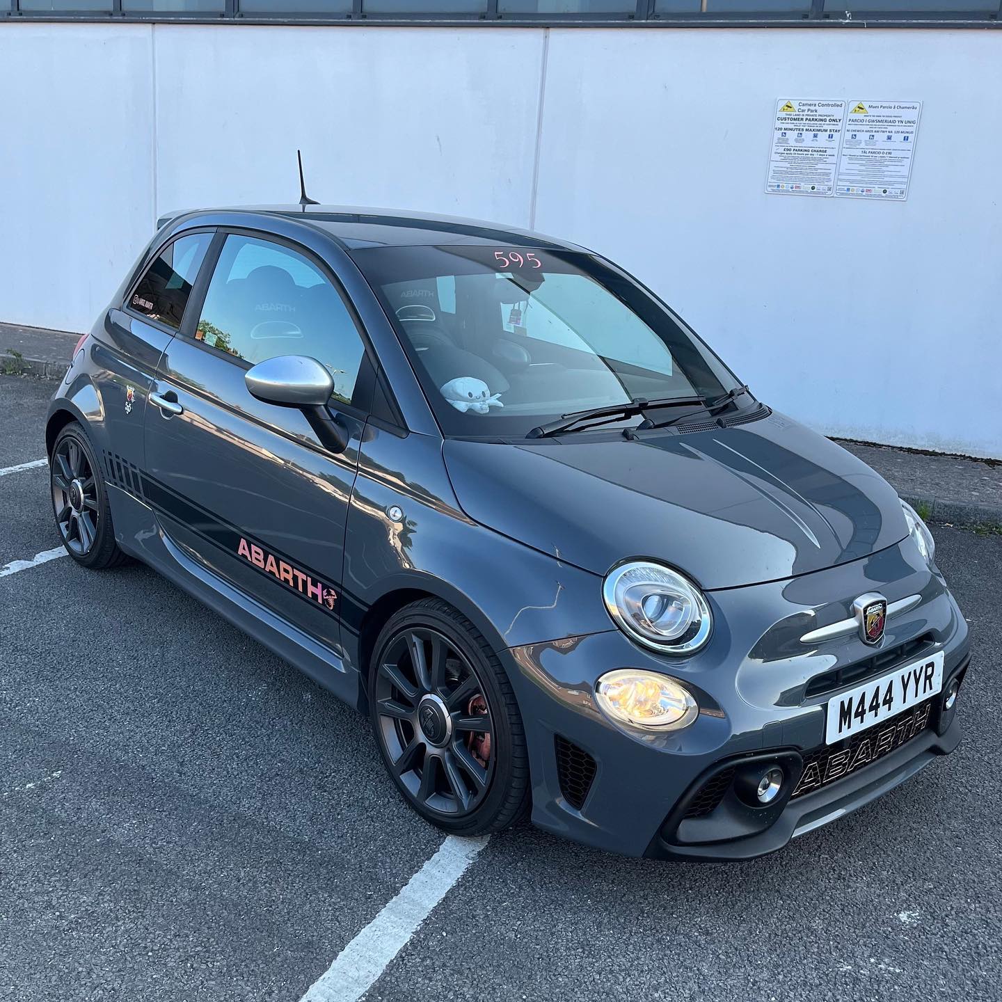 Fiat 500 Abarth Side Stripes