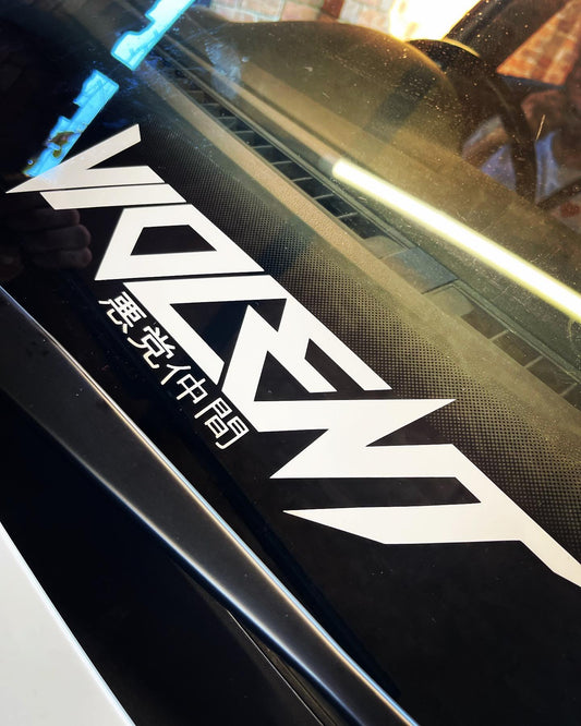 Violent Clique Jap Window Sticker
