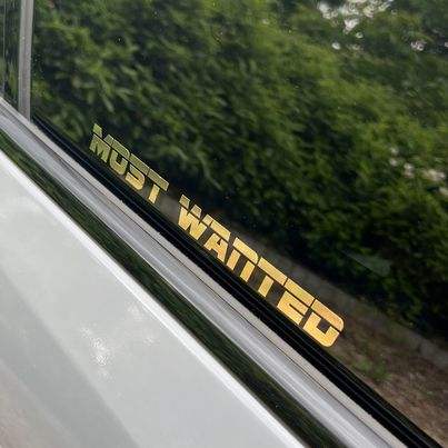 360044299_770047734913012_4860467324885912159_n - R&E Wraps and Graphics LTD - Most Wanted Stickers - Most Wanted, Most wanted stickers, side window decals, side window stickers, small stickers, window stickers