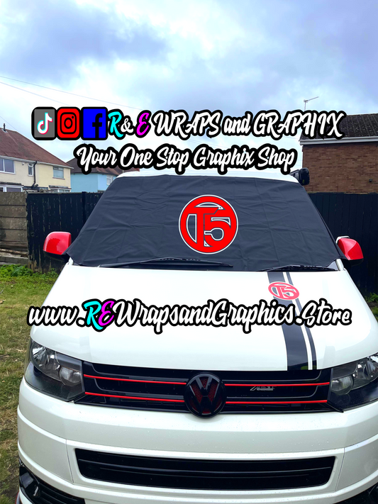 Campervan Windscreen Covers - T5/T6/T4 Logos