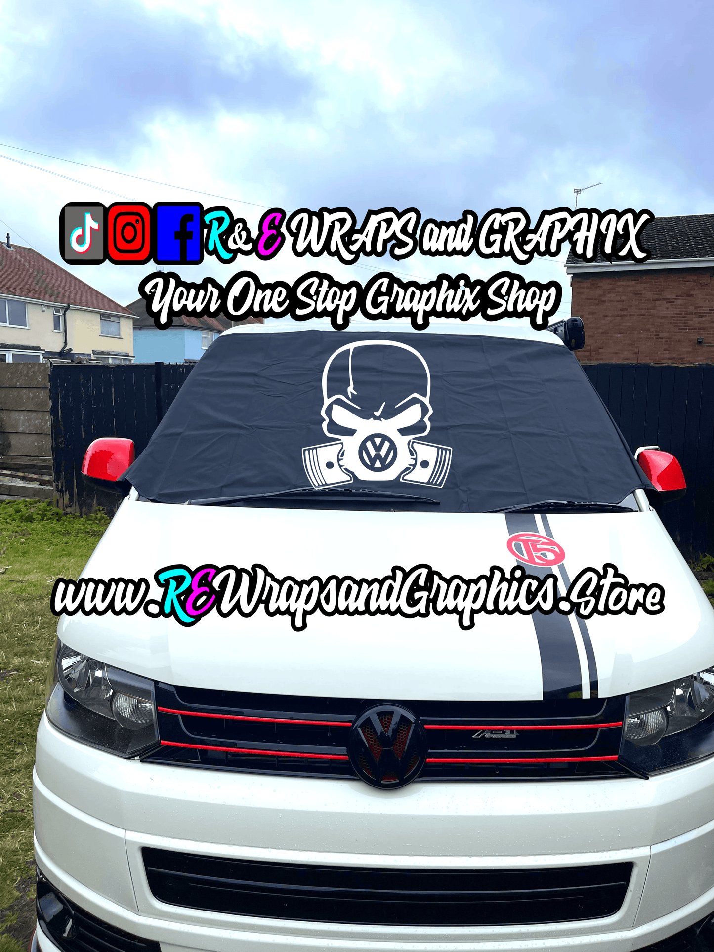 361093380_265880292735913_6622108412442034558_n - R&E Wraps and Graphics LTD - Campervan Windscreen Covers VW Gas Mask - T5/T6/T4 - campervan, sunstrips, t5, T5 windscreen cover, t6 windscreen cover, Volkswagen t5, window cover, windscreen cover