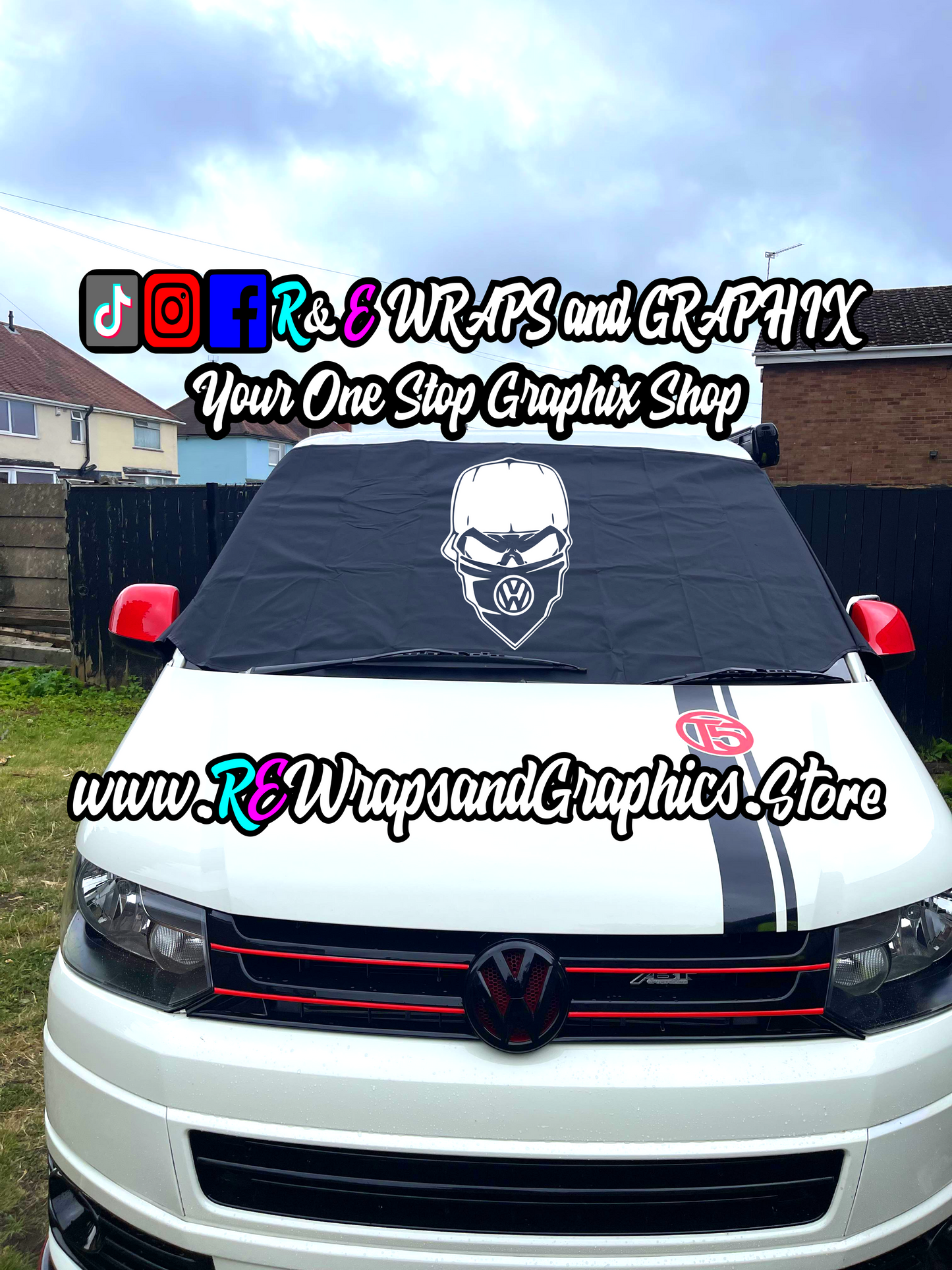 Campervan Windscreen Covers VW Mask - T5/T6/T4