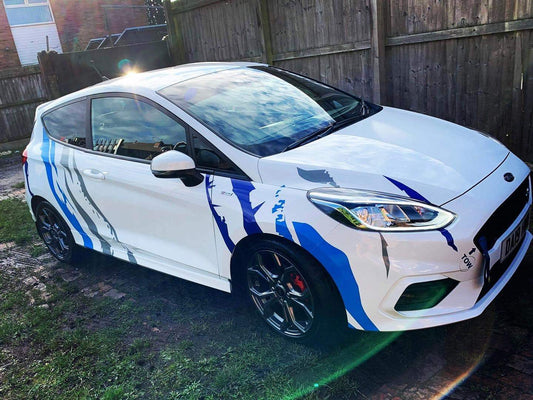 369817336_280377914346549_4869312088534841177_n - R&E Wraps and Graphics LTD - Ford Tiger Stripe Graphic Kit (Made To Fit Chosen Model) - ford, Ford Graphic Kits, graphics, tiger stripe, tiger stripe graphic kit