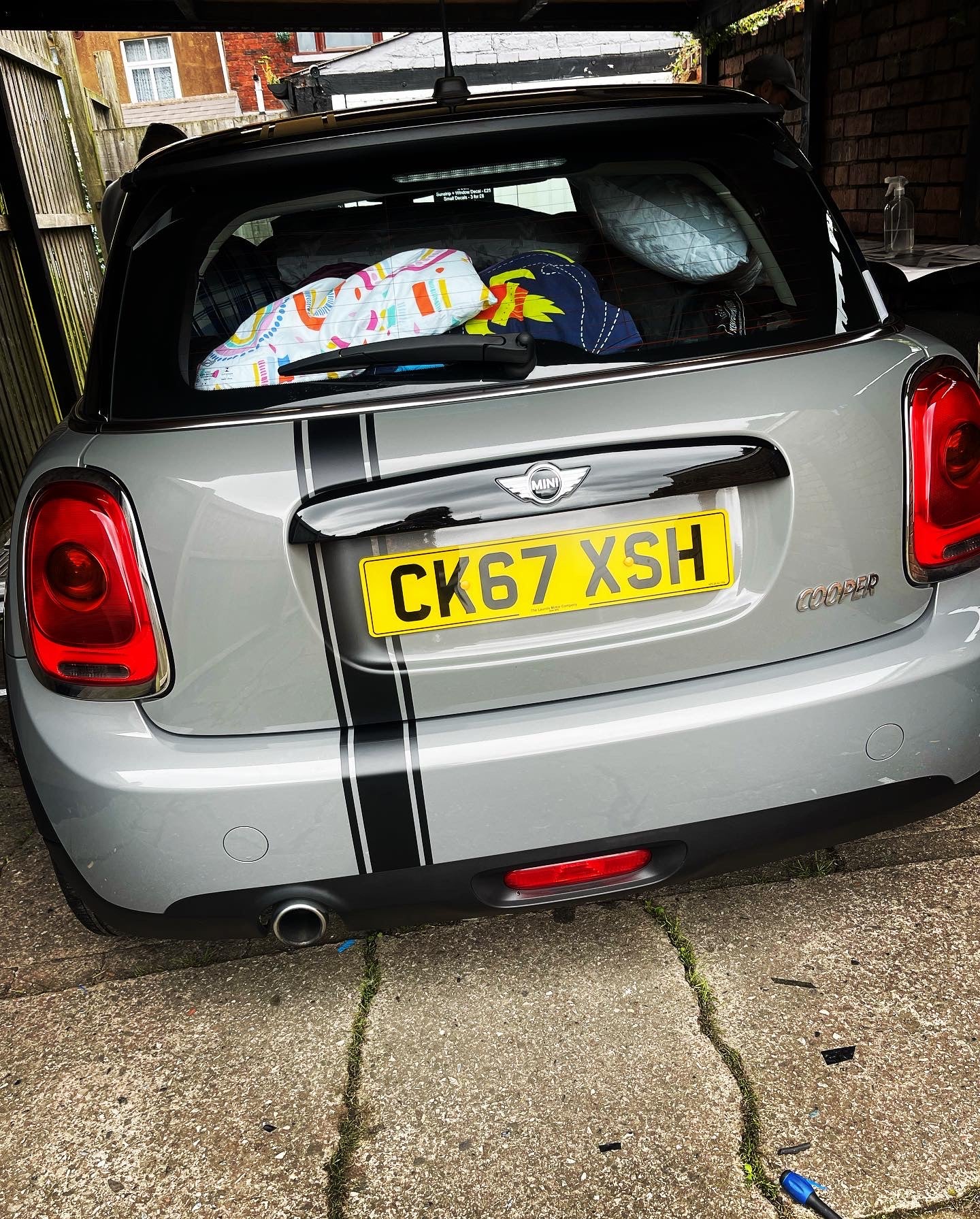 Mini Cooper Racing Stripes