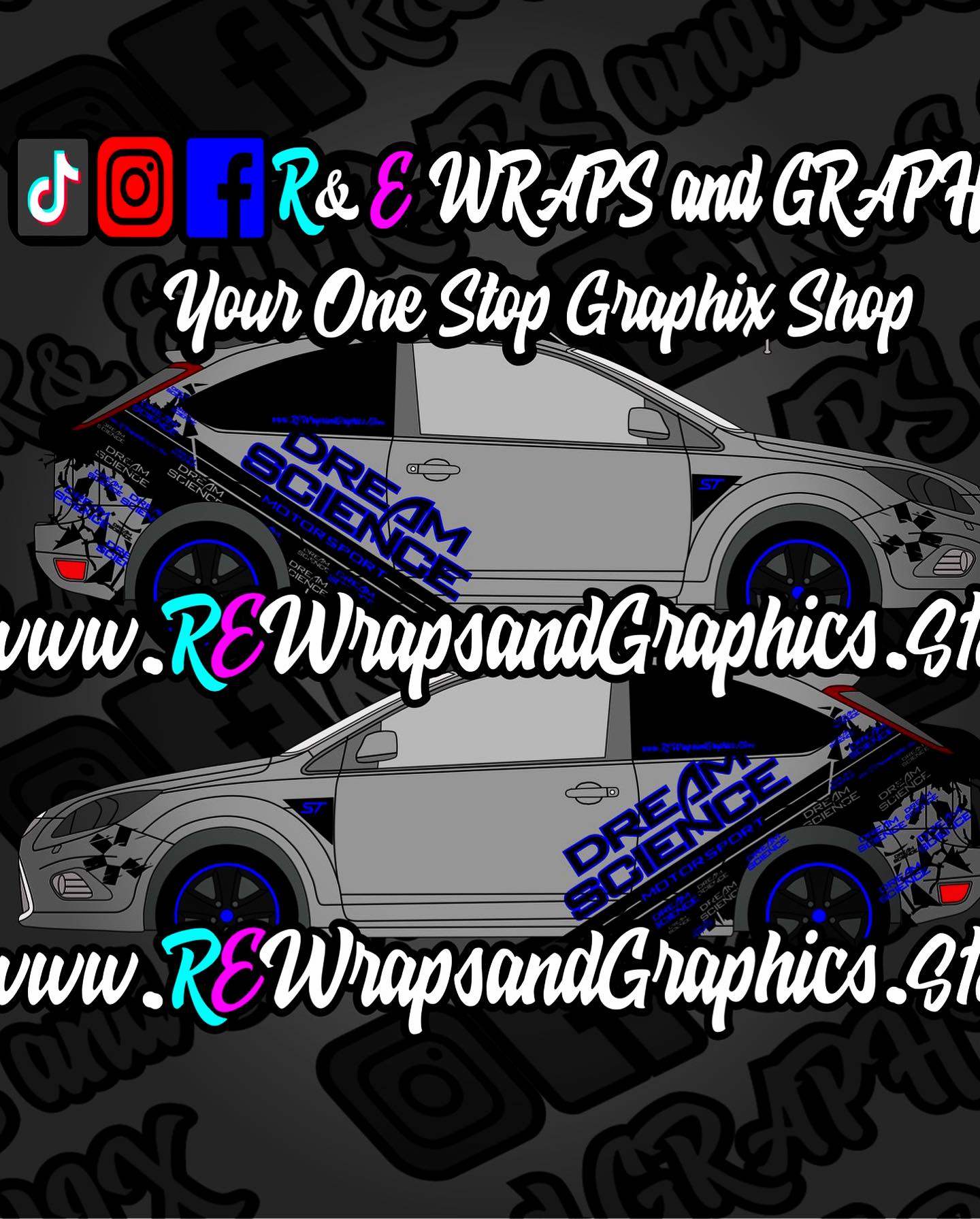 371775320_1007413433906269_2426381651447737316_n - R&E Wraps and Graphics LTD - Dream Science Graphic Kit - Dream Science, dream science graphic kit, dream science graphics, dreamscience, dreamscience graphics, Ford, ford focus graphic kit, ford focus graphic kits, Ford Focus Mk2 ST/RS Dream Science Graphic Kit, ford focus rs graphic kit, ford focus st, ford focus st graphic kits, Ford Graphic Kits, graphic kits, sticker kits