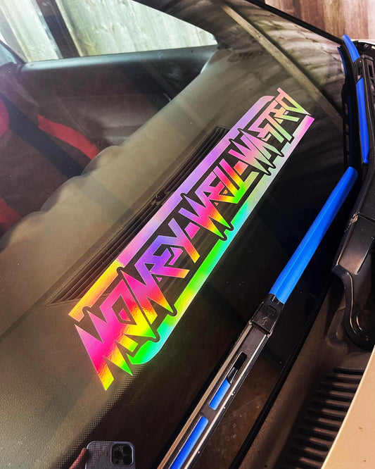 Money Well Wasted Window Sticker