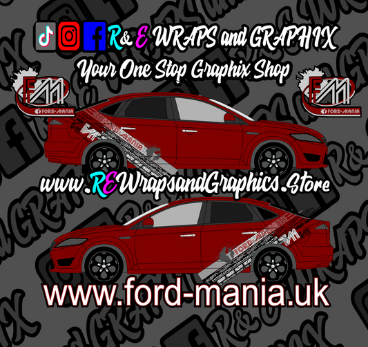 Ford Mondeo 2015-19 Ford Mania Graphic Kit