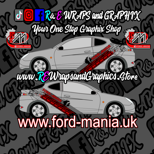 Ford Puma 1997-2000 Ford Mania Graphic Kit