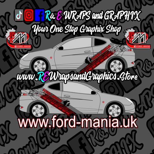 378255296_1602134606862017_7270799093362361626_n - R&E Wraps and Graphics LTD - Ford Puma 1997-2000 Ford Mania Graphic Kit - ford, Ford Graphic Kits, ford mania, ford mania graphics, ford mania stickers, ford puma, Ford Puma 1997-2000 Ford Mania Graphic Kit, graphic kits