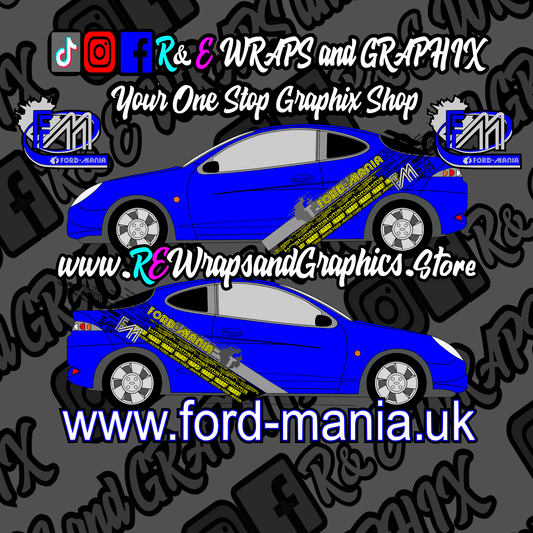 378309415_305741102053361_2746535854353594209_n - R&E Wraps and Graphics LTD - Ford Puma 1997-2000 Ford Mania Graphic Kit - ford, Ford Graphic Kits, ford mania, ford mania graphics, ford mania stickers, ford puma, Ford Puma 1997-2000 Ford Mania Graphic Kit, graphic kits