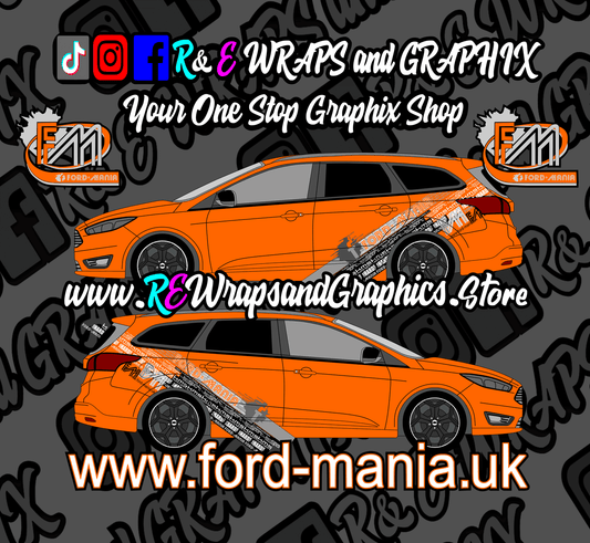 379461710_1269670563736395_7896405444143311801_n - R&E Wraps and Graphics LTD - Ford Focus Estate 2011-14 Ford Mania Graphic Kit - focus estate, ford focus, ford focus graphic kit, ford focus graphic kits, Ford Graphic Kits, ford mania, ford mania graphics, ford mania stickers, graphic kits