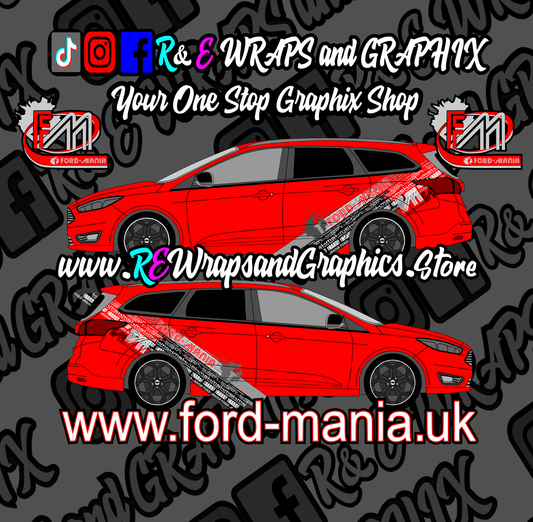 379666394_683642660490211_8180334406483075455_n - R&E Wraps and Graphics LTD - Ford Focus Estate 2011-14 Ford Mania Graphic Kit - focus estate, ford focus, ford focus graphic kit, ford focus graphic kits, Ford Graphic Kits, ford mania, ford mania graphics, ford mania stickers, graphic kits