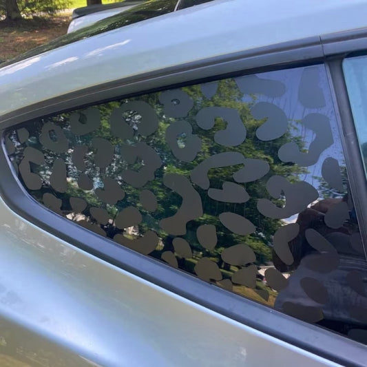 Universal Fit Leopard Cheetah Window Stickers