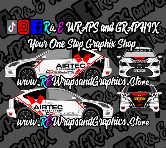 Ford Focus ST/RS Airtec / Collins performance Graphic Kit