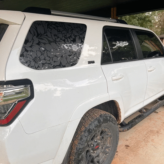 Universal Fit - Floral Window Stickers