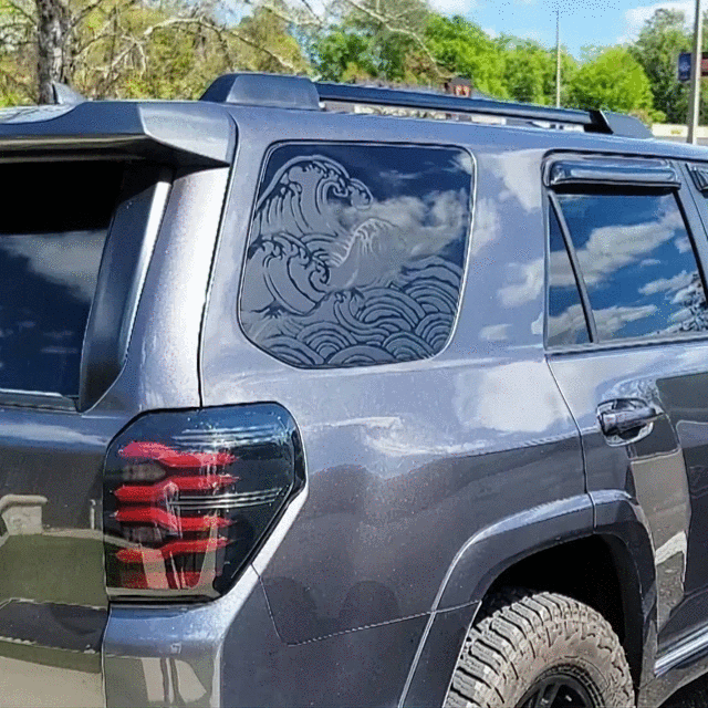 Universal Fit - Wave Window Stickers